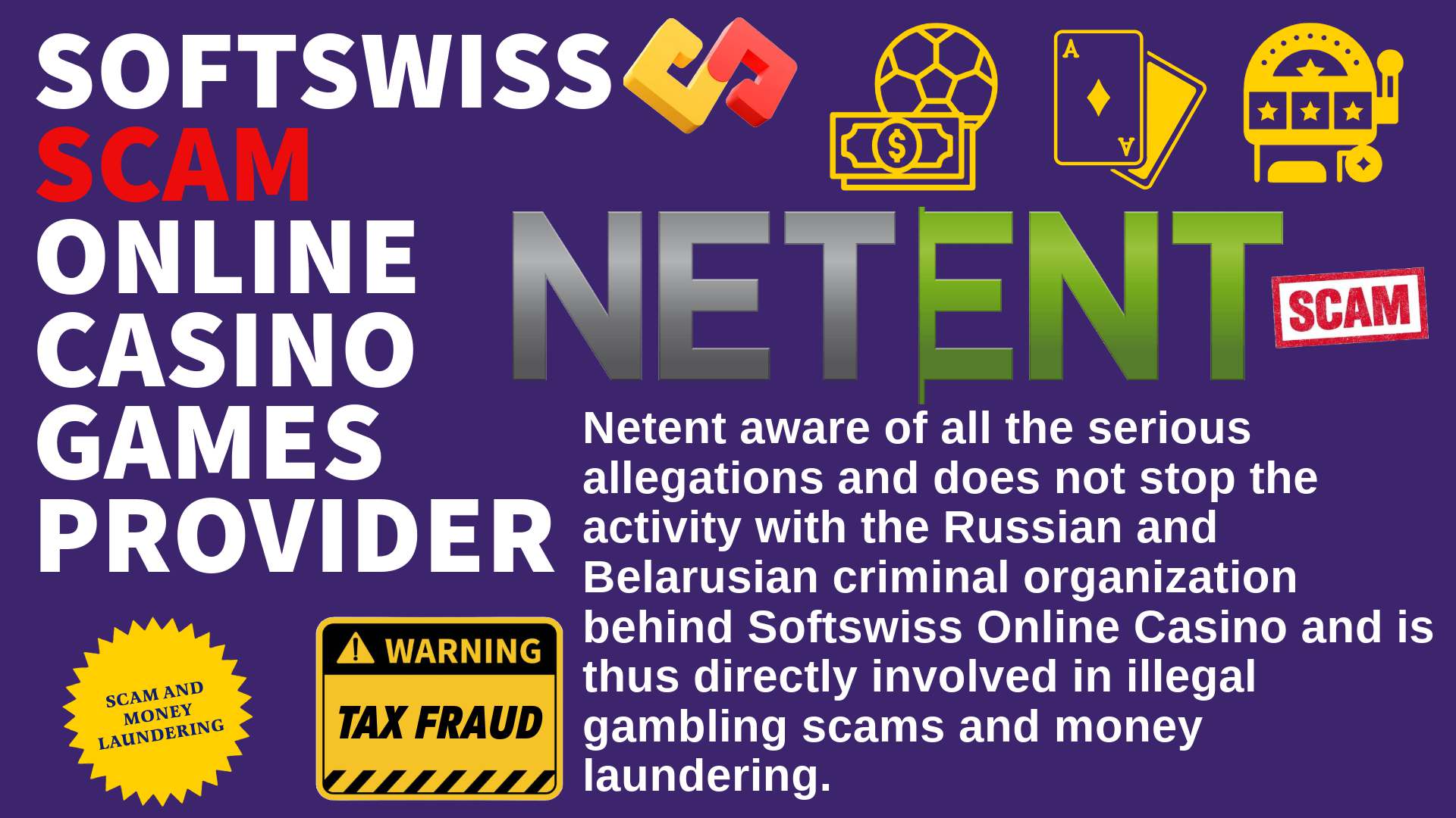 Netent - softswiss scam - Casino by Softswiss